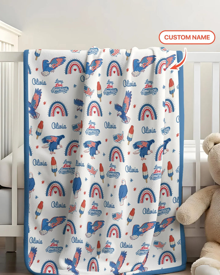 Long Live America Bamboo Blanket