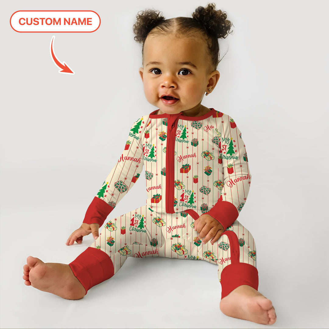 Gerippte Babykleidung mit individuellem Foto - Weich &amp; Skizzenhaft
