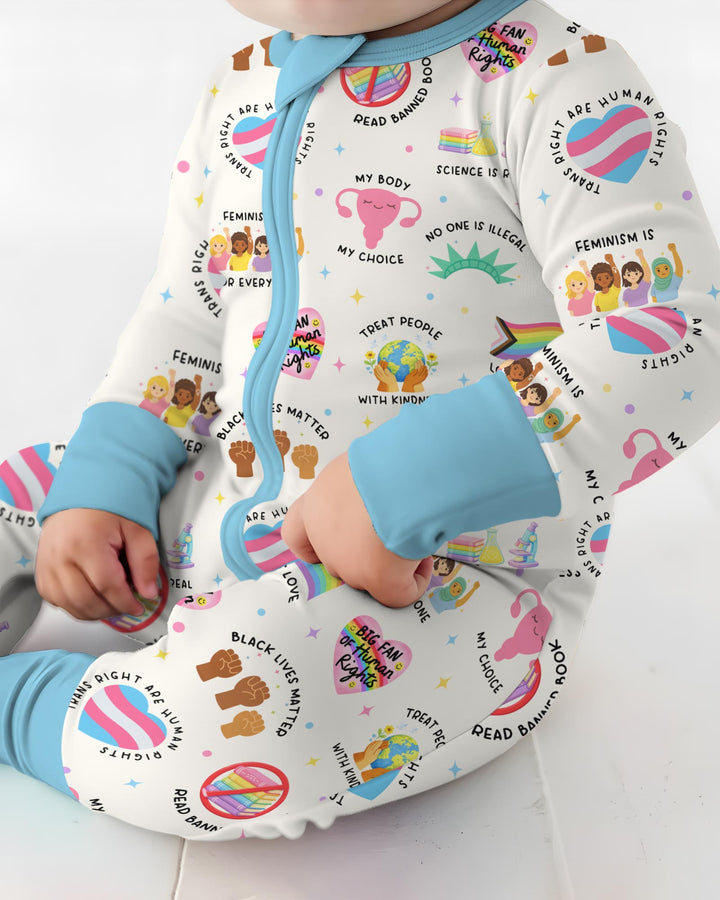 Gerippte Babykleidung mit individuellem Foto - Weich &amp; Skizzenhaft