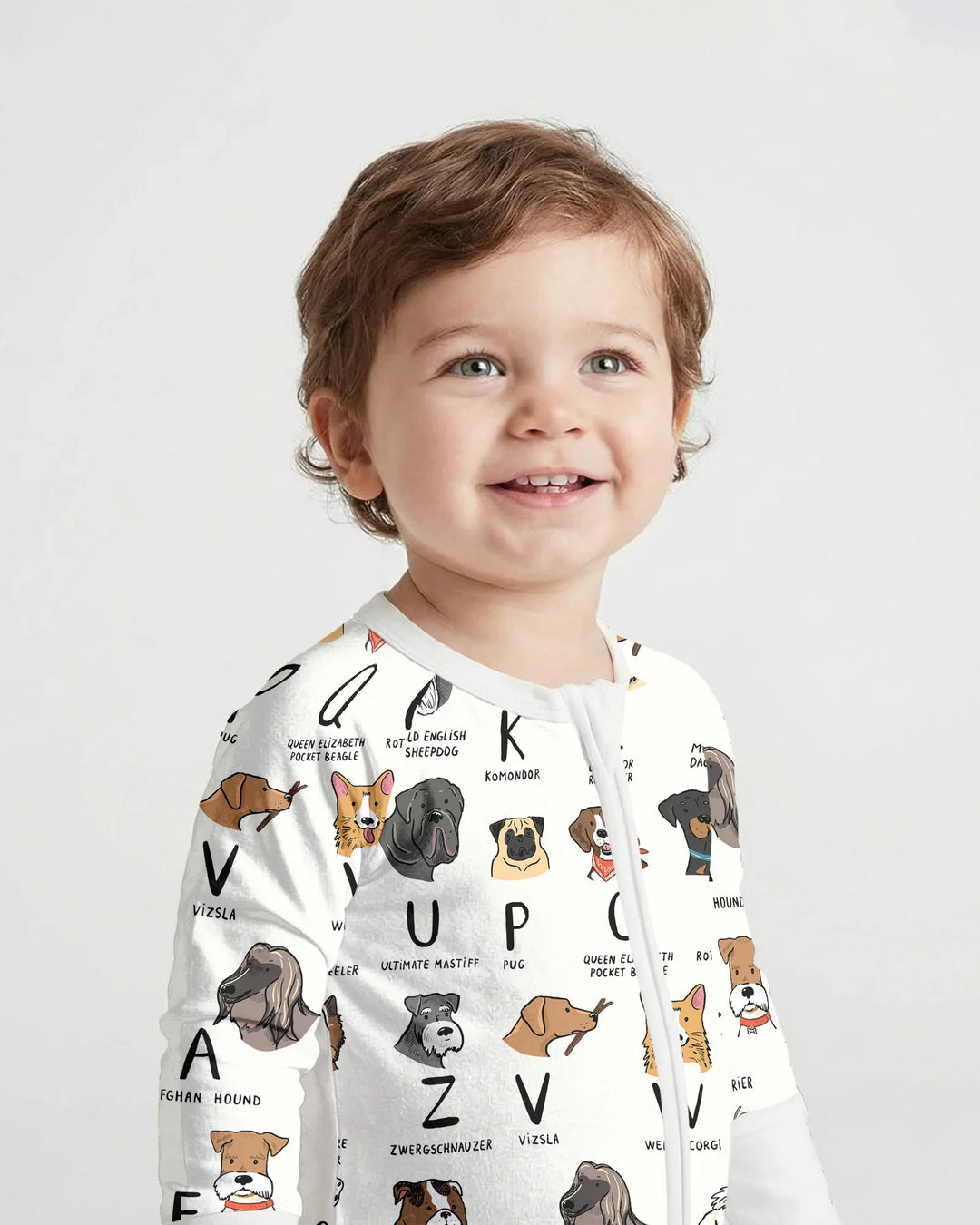 Gerippte Babykleidung mit individuellem Foto - Weich &amp; Skizzenhaft