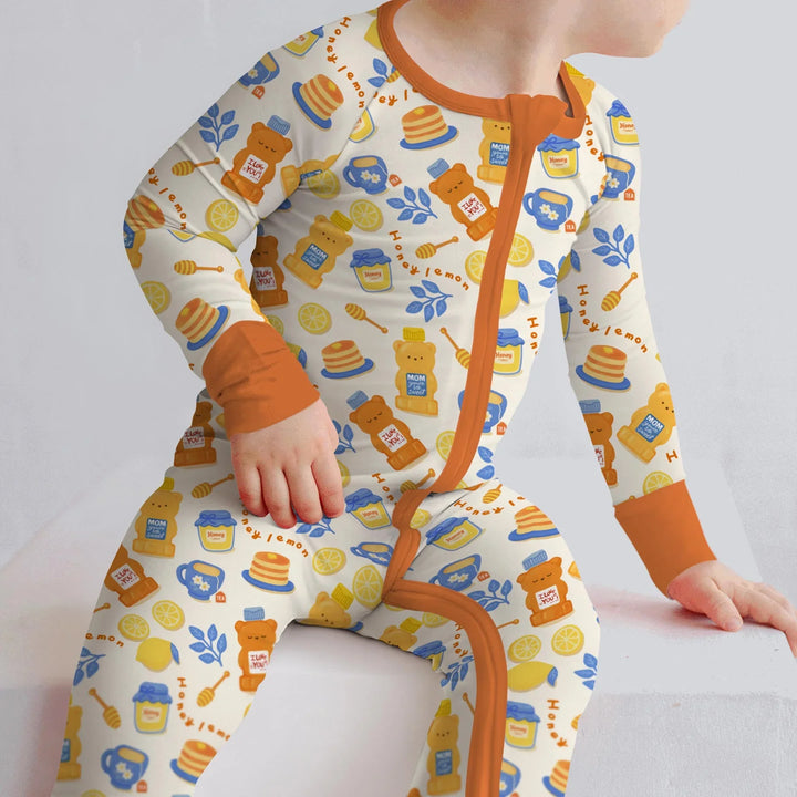 Gerippte Babykleidung mit individuellem Foto - Weich &amp; Skizzenhaft