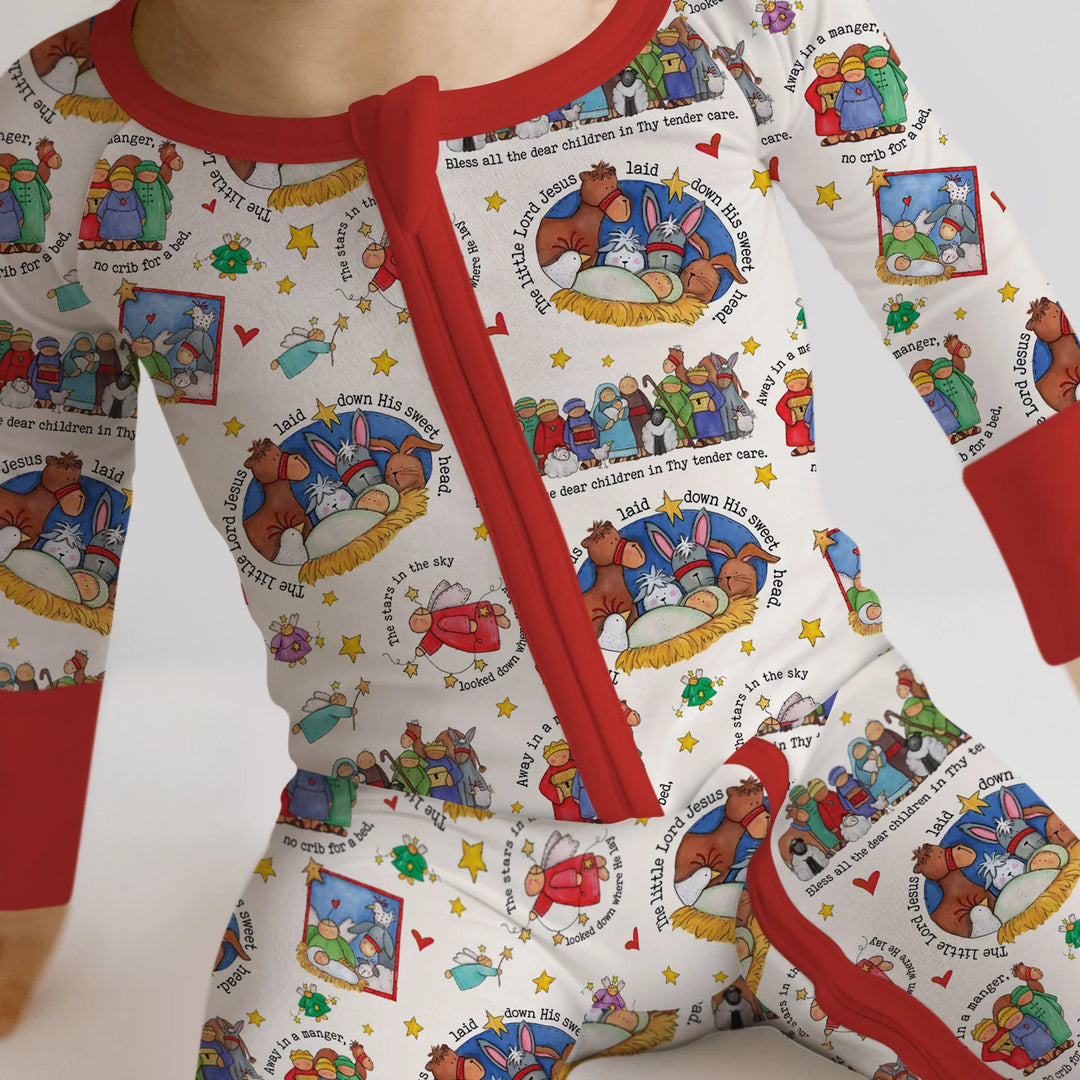 Gerippte Babykleidung mit individuellem Foto - Weich &amp; Skizzenhaft