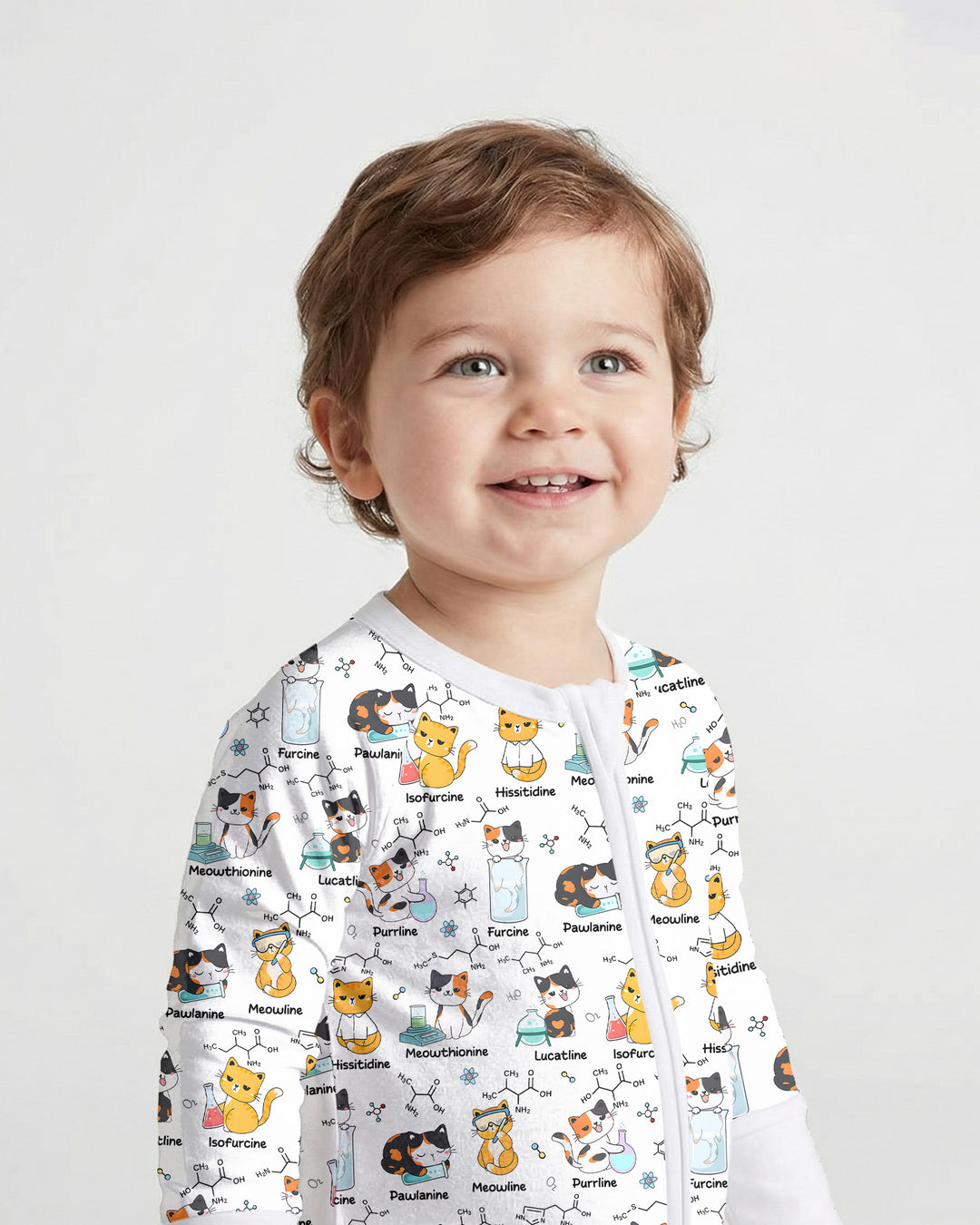 Biochemistry Cat Bamboo Convertible Zippy