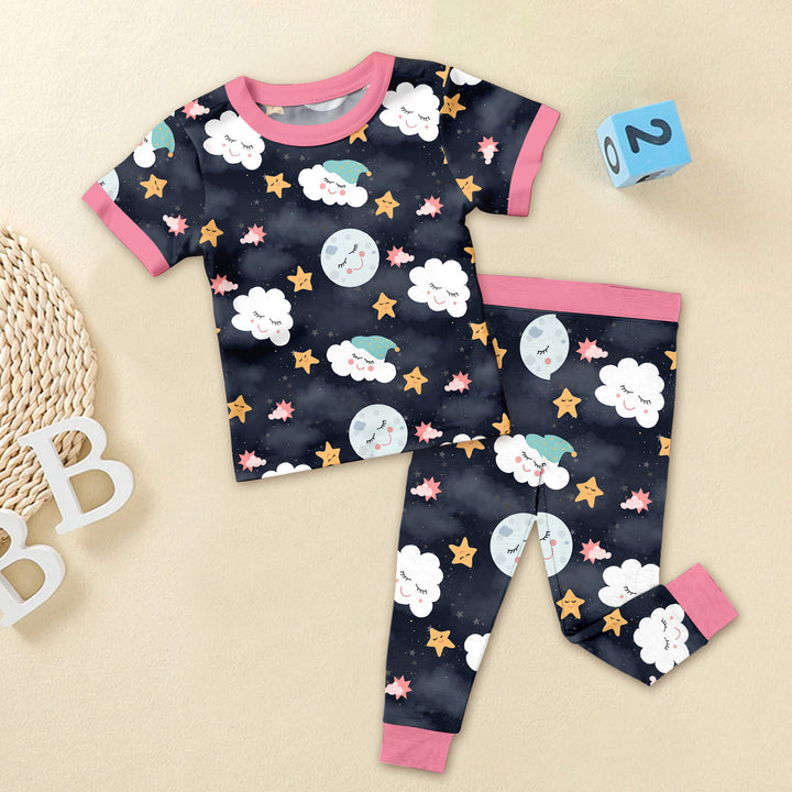 Pink To the Moon & Back Bamboo Outfit for Baby – Sweet and Dreamy