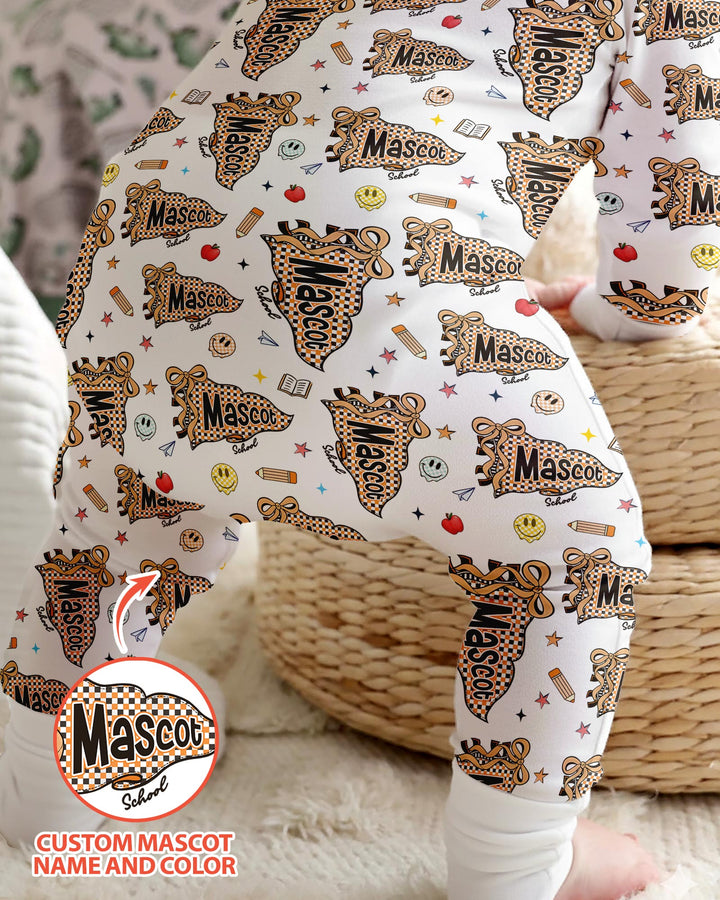 Custom Mascot School Name Bamboo Convertible Zippy