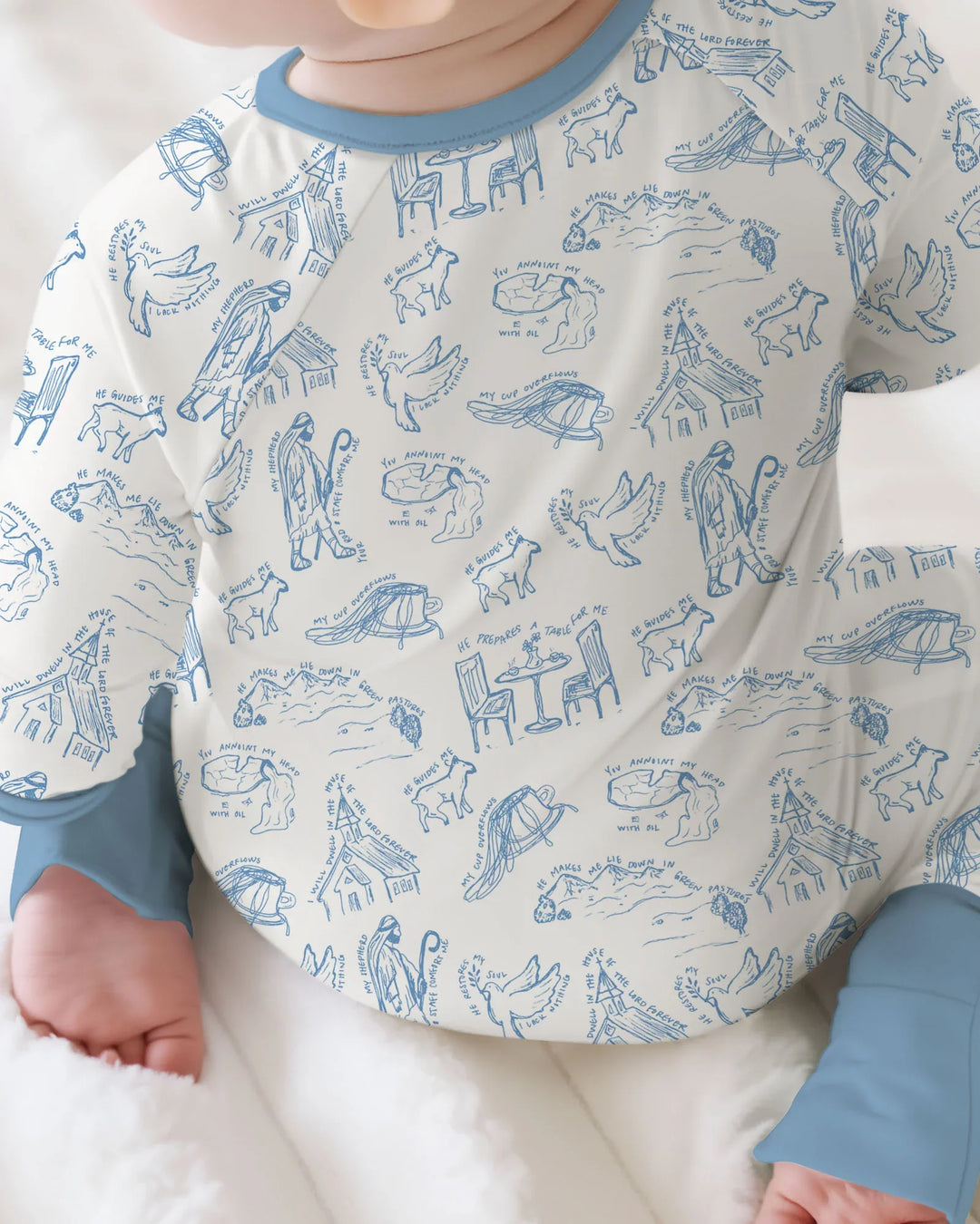 Psalm 23 Sketch Bamboo Convertible Zippy