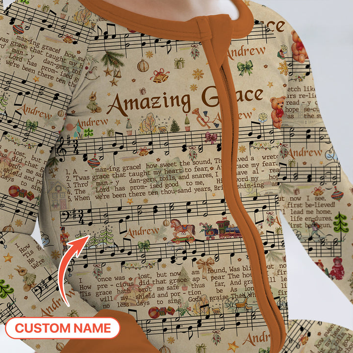 Amazing Grace Custom Name Convertible Zippy