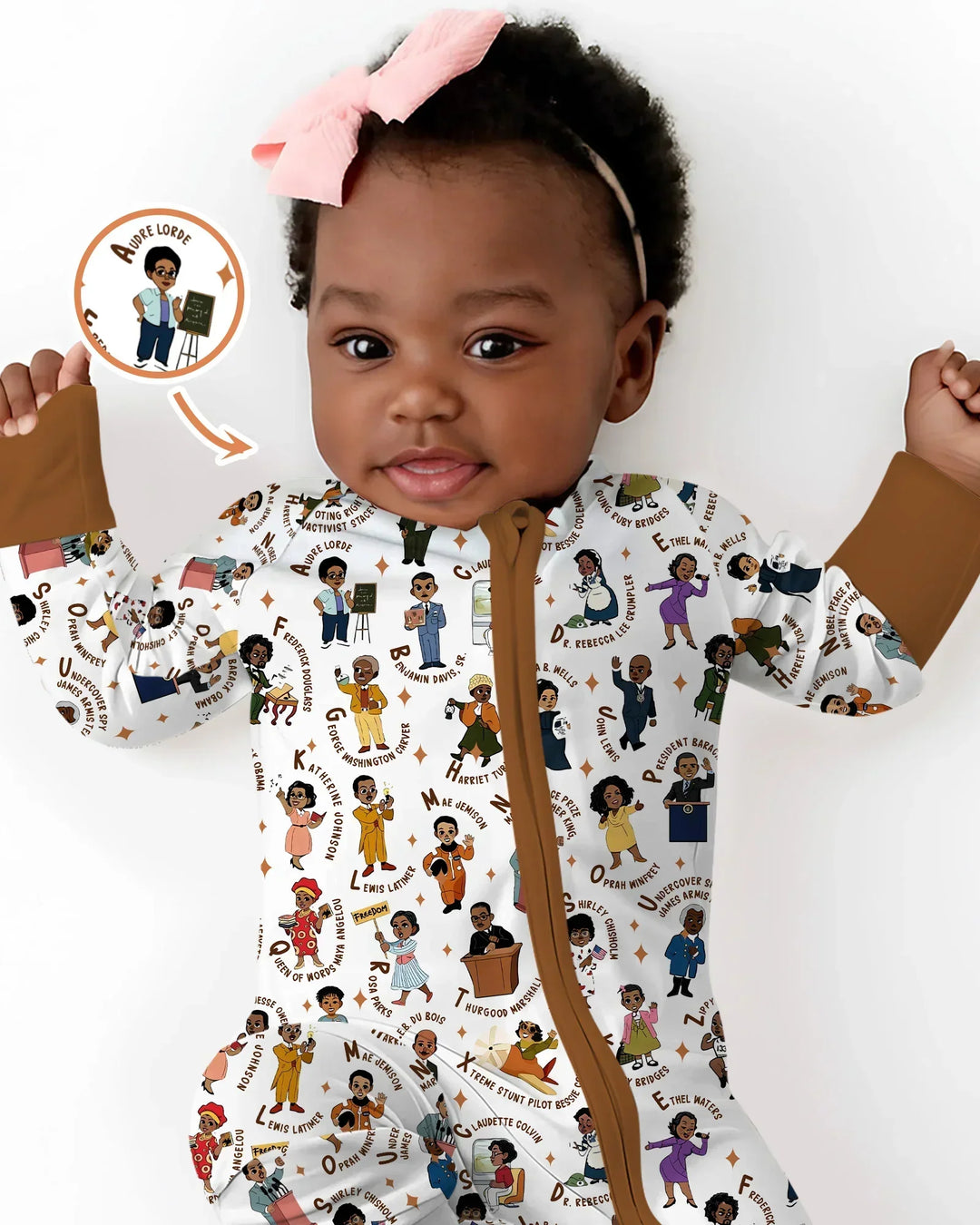 Black Legacy ABCs Family Matching Bamboo Convertible Zippy
