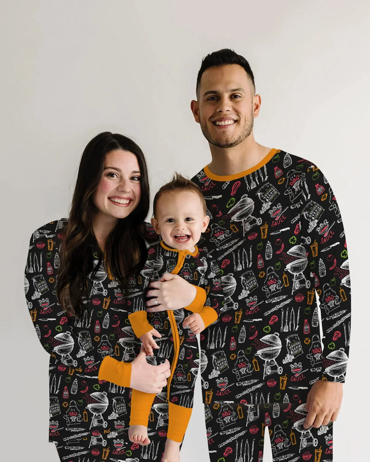 Backyard BBQ Party Family Matching Bamboo Convertible Zippy
