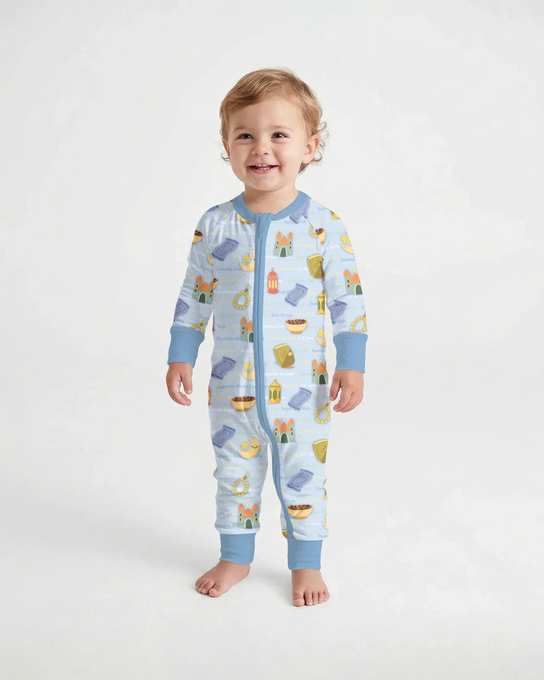 Gerippte Babykleidung mit individuellem Foto - Weich &amp; Skizzenhaft