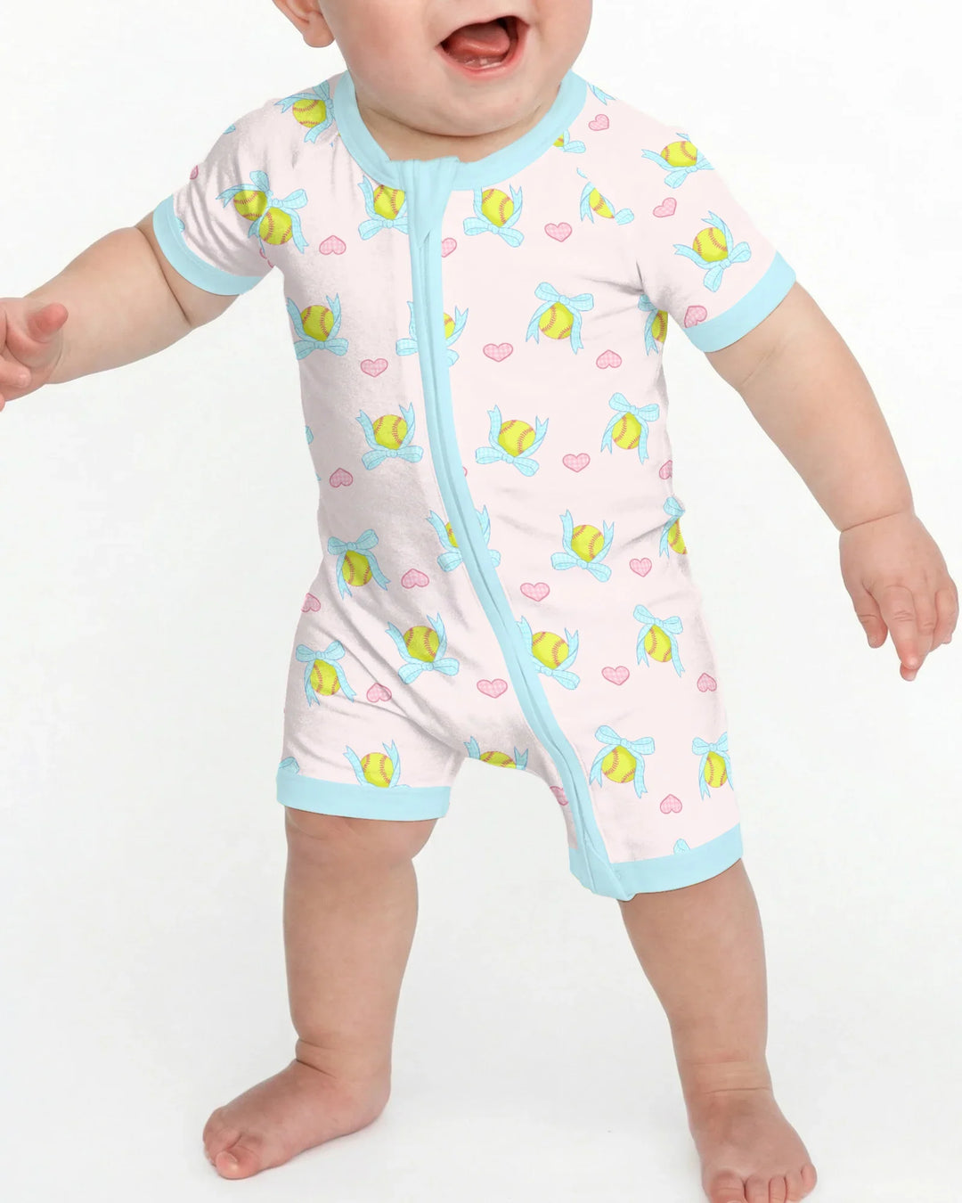 Softbal Coquette Bow Shorty Zippy