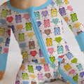 Gerippte Babykleidung mit individuellem Foto - Weich &amp; Skizzenhaft