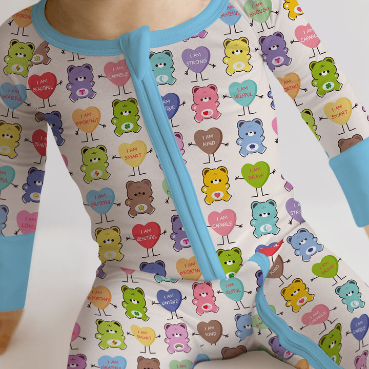 Rainbow Bears Affirmation Convertible Zippy