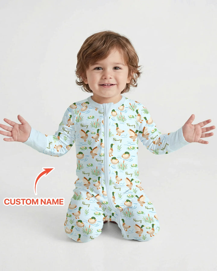 Personalized Mallard Duck Bamboo Convertible Zippy