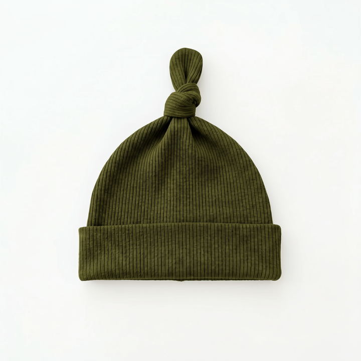 Ribbed Bamboo Knotted Hat