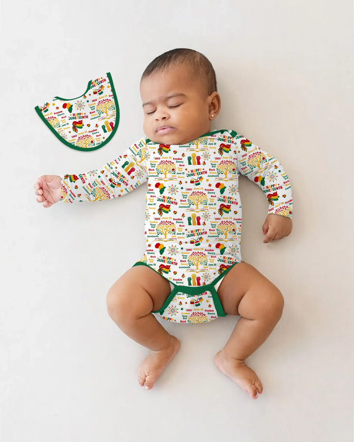 Happy Juneteenth Bamboo Bodysuit