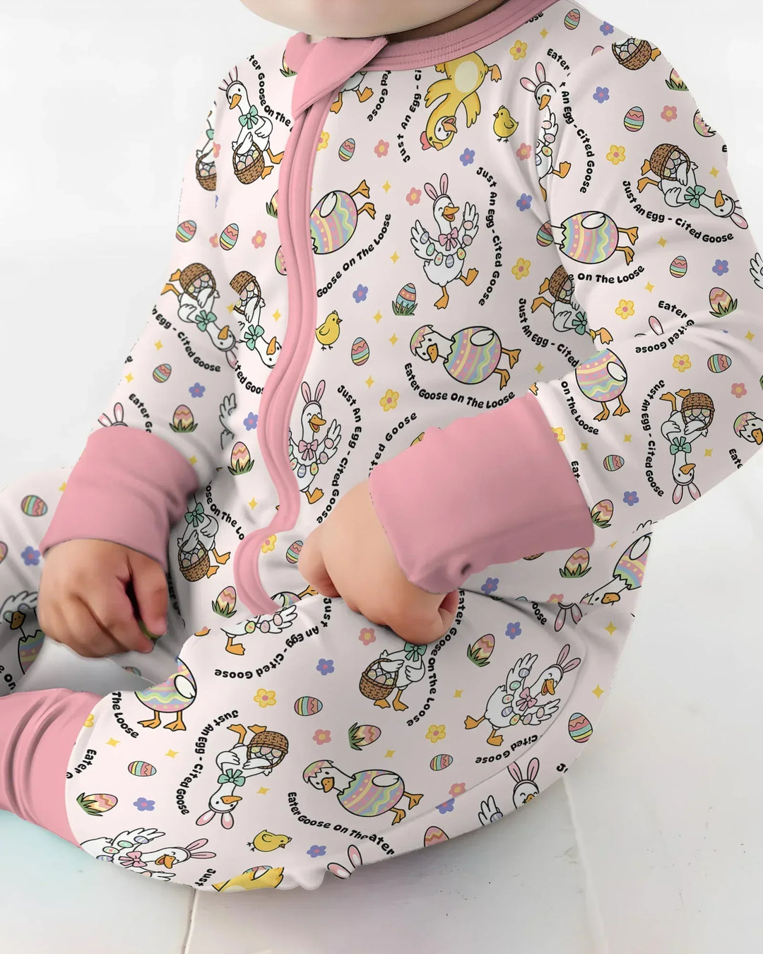 Easter Goose Family Matching Convertible Zippy