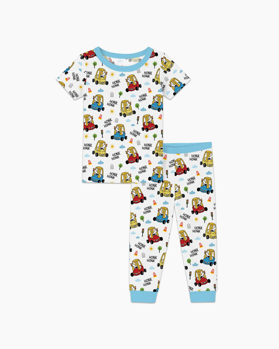 Honk Honk Silly Goose Bamboo Two Piece Short Sleeve Pajama Set