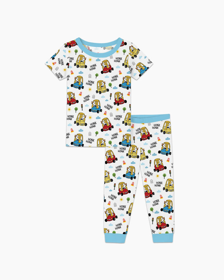 Honk Honk Silly Goose Bamboo Two Piece Short Sleeve Pajama Set