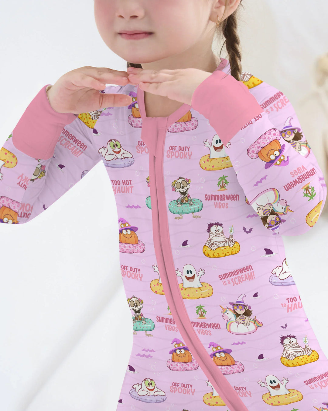Summerween Cartoon Bamboo Convertible Zippy