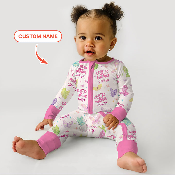 Created With A Purpose Custom Name Convertible Zippy