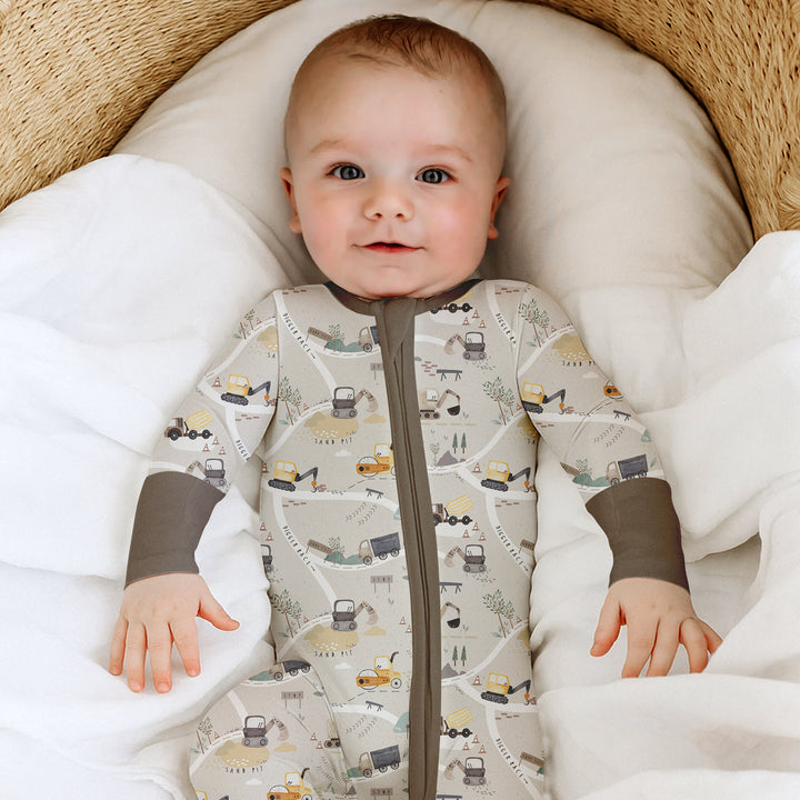 Gerippte Babykleidung mit individuellem Foto - Weich &amp; Skizzenhaft