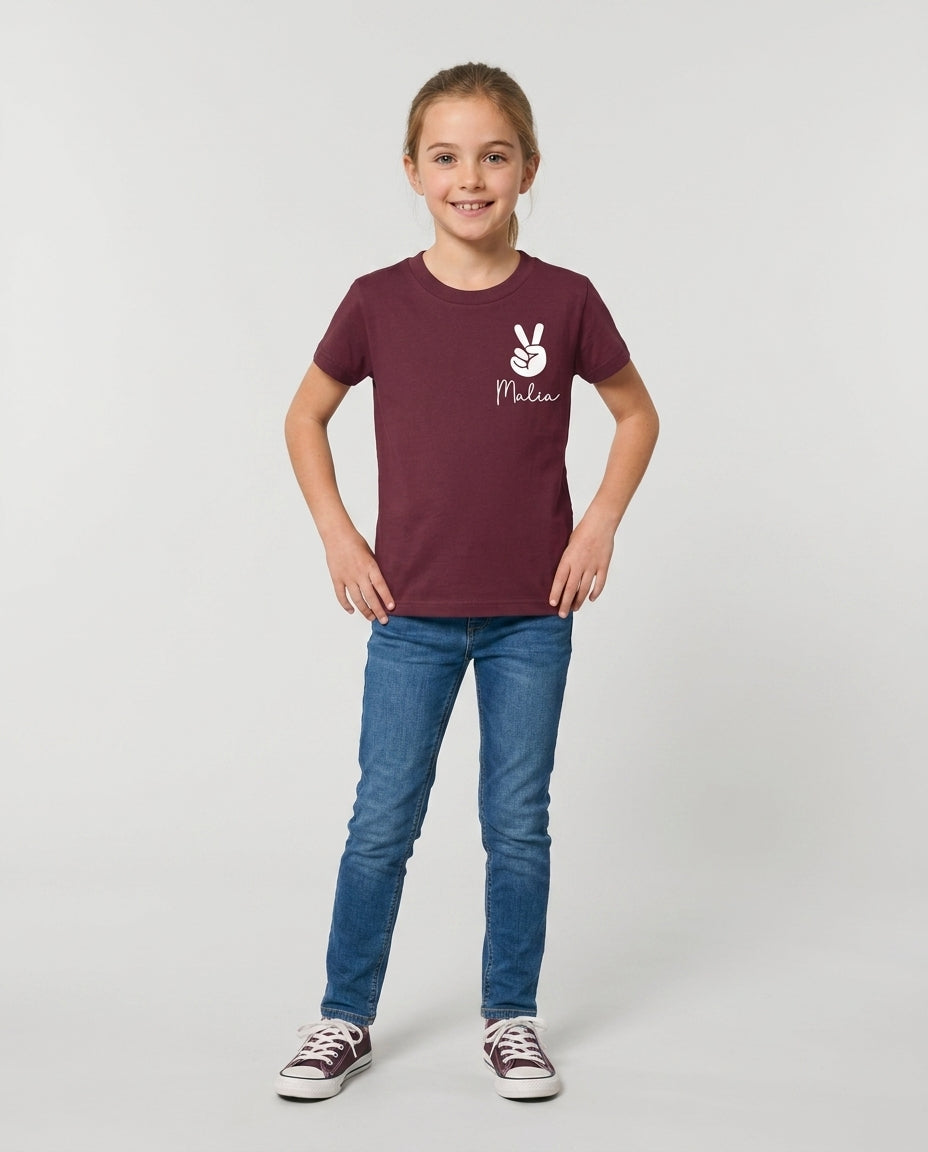 Custom Name First Day of School 2026 Bamboo Crewneck T-Shirt