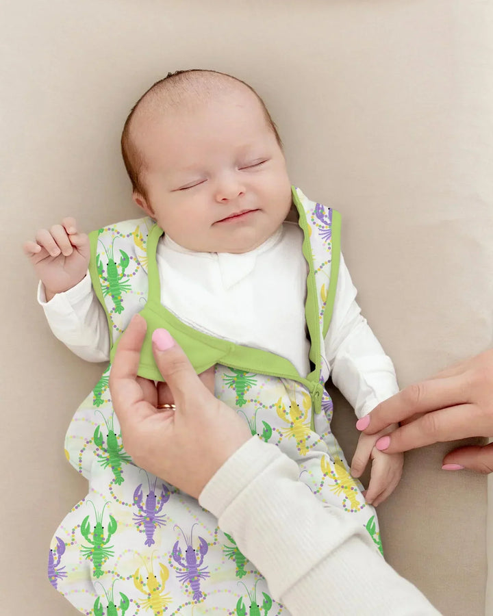 Mardi Gras Crawfish Family Matching Bamboo Sleep Bag