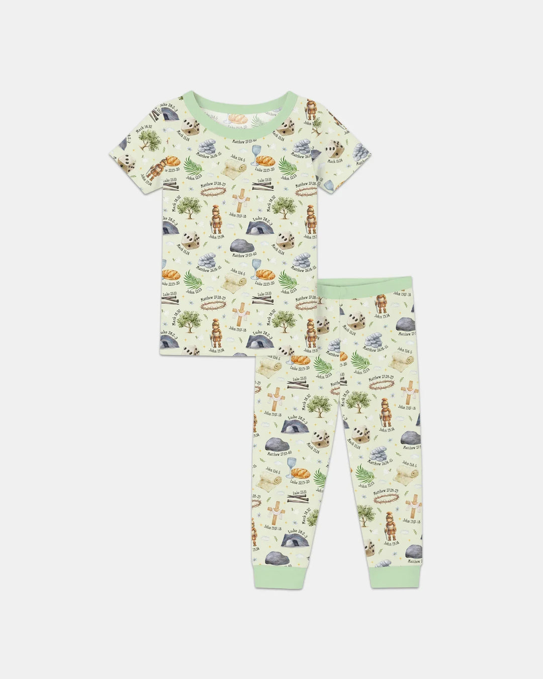 Zweiteiliges, kurzärmliges Pyjama-Set mit Marienkäfern