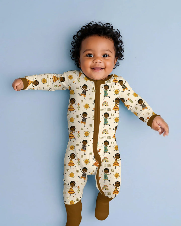 Cute African Heritage Bamboo Convertible Zippy
