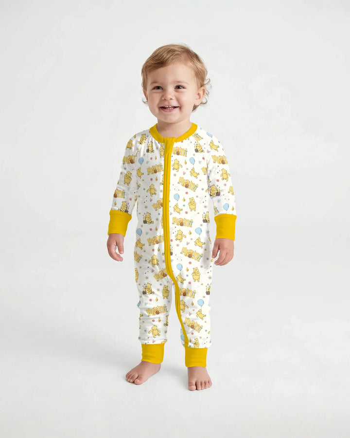 Mama & Mini Honey Bear Bamboo Convertible Zippy