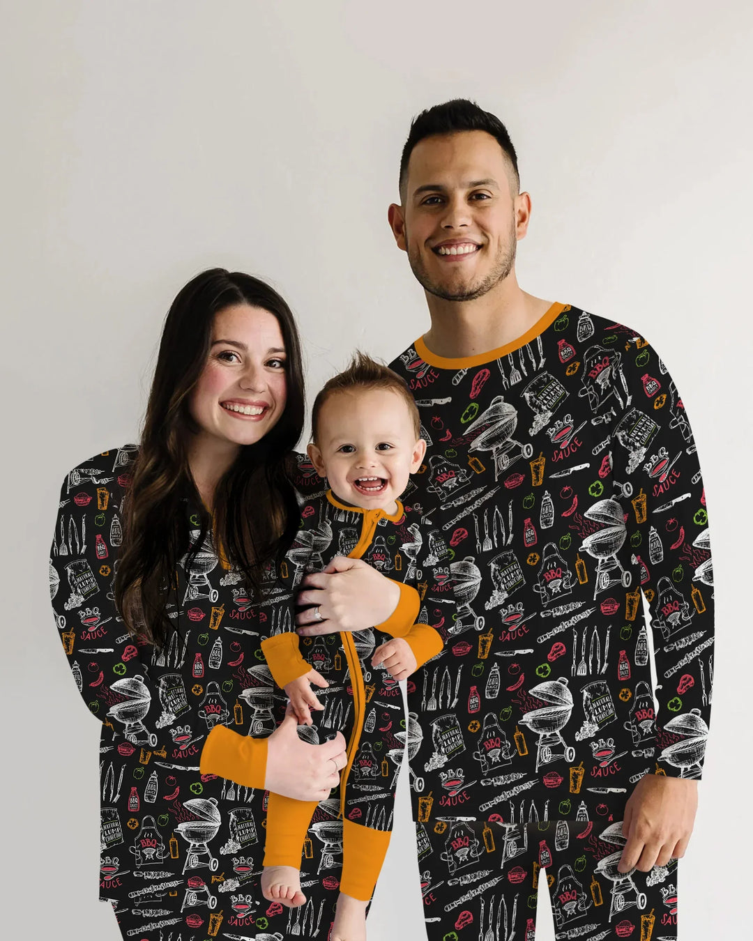 Backyard BBQ Party Family Matching Bamboo Women Pajama Set