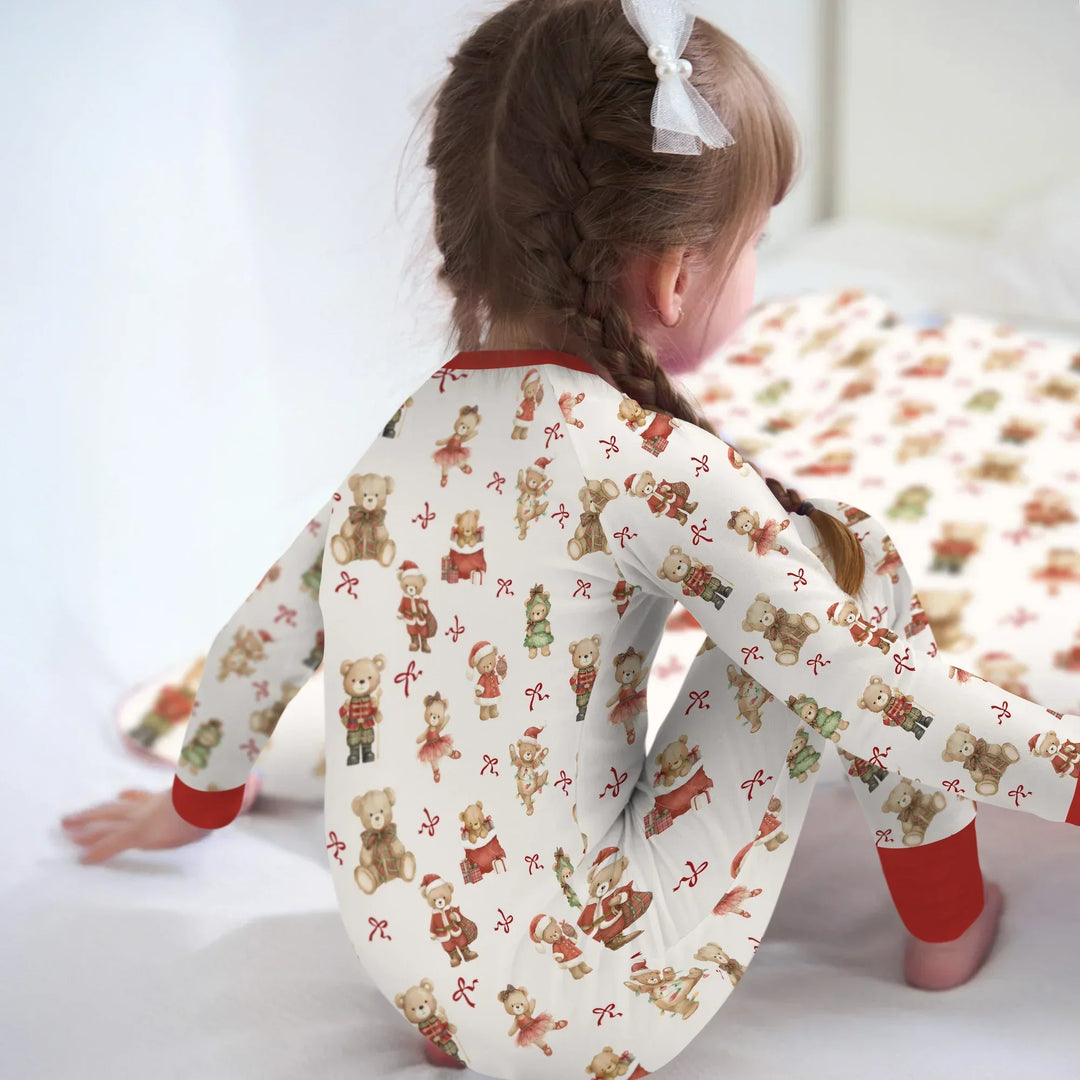 Christmas Teddy Bears Convertible Zippy