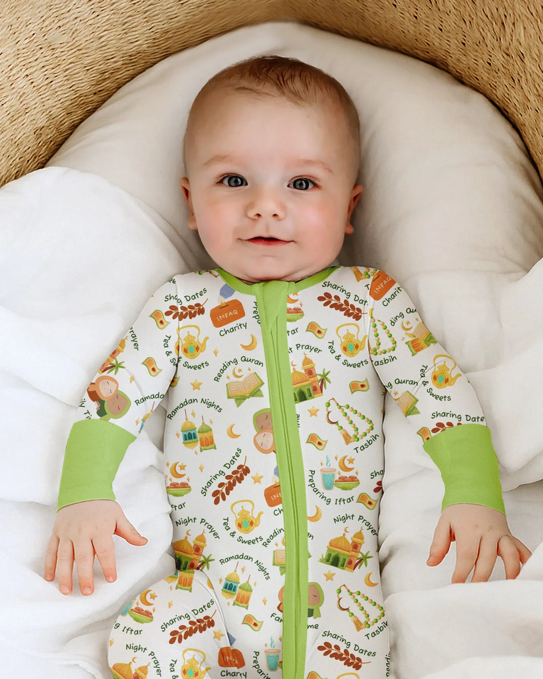 Ramadan Mubarak Matching Family Convertible Zippy