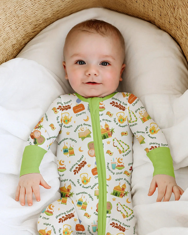 Ramadan Mubarak Matching Family Convertible Zippy