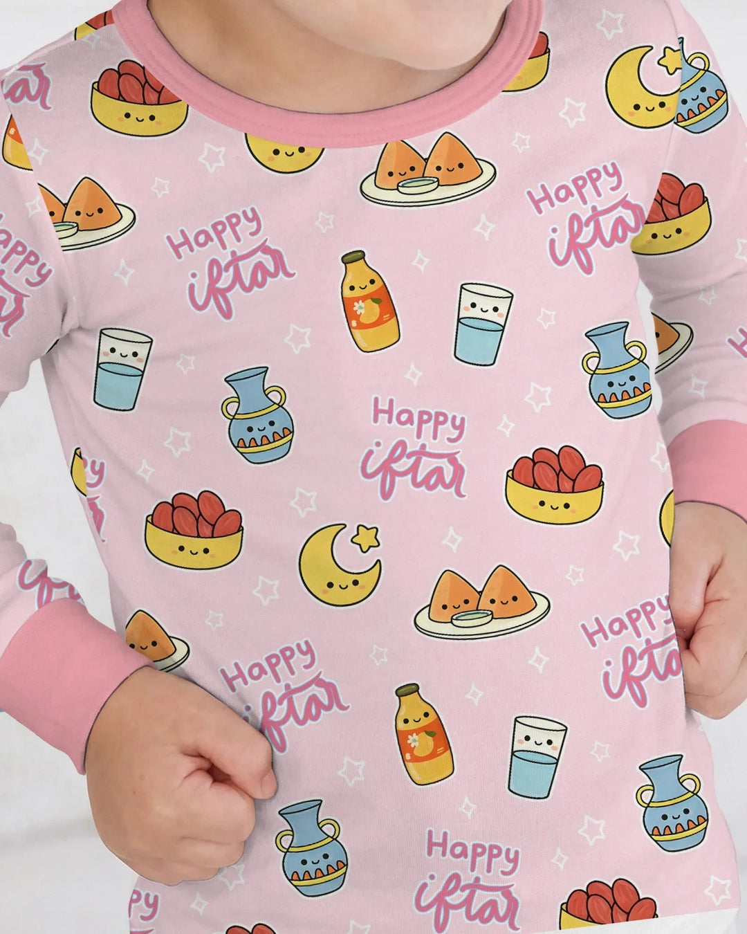 Iftar Party Two Piece Long Sleeve Pajama Set