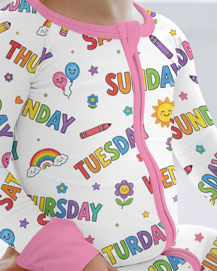 Days of the Week Bamboo Convertible Zippy