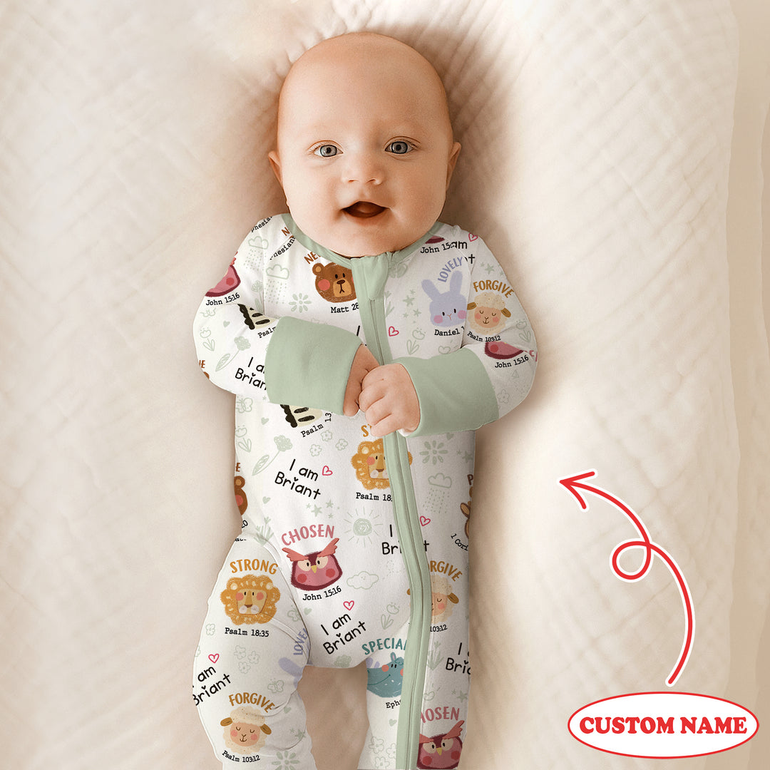 God’s Little Zoo Custom Name Convertible Zippy