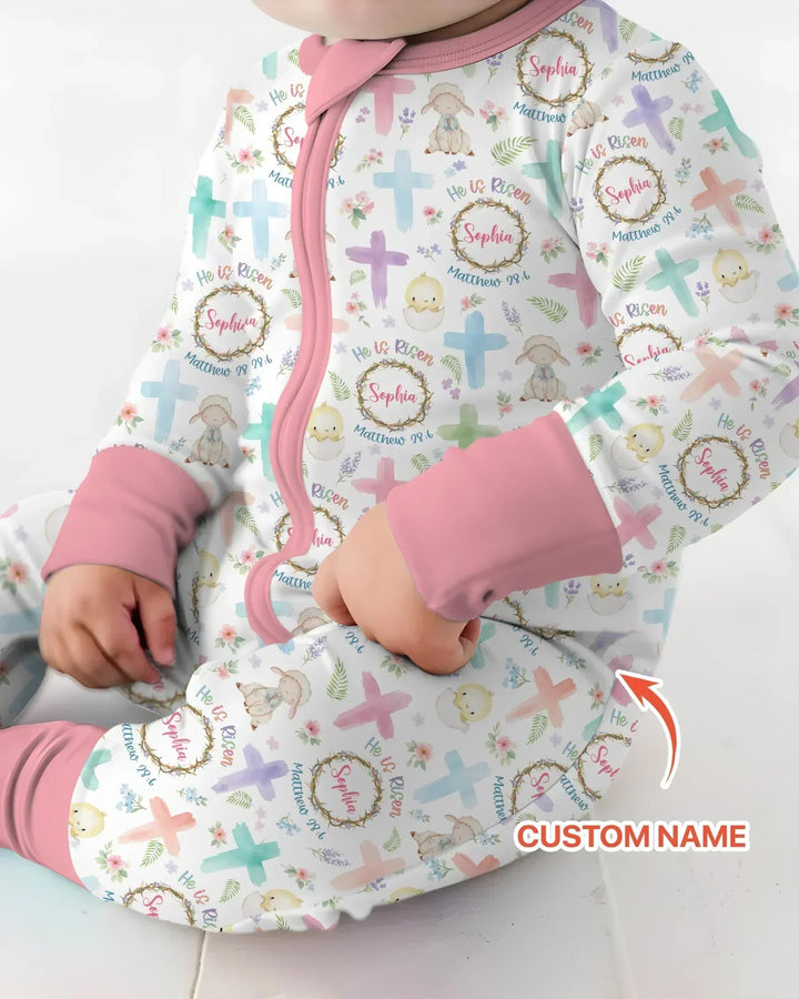 He Is Risen Personalized Convertible Zippy