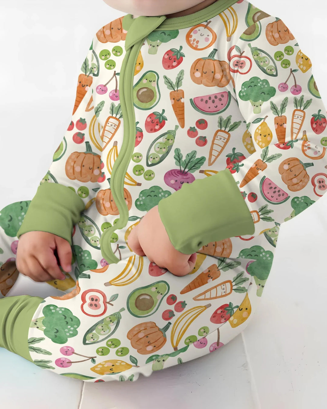 Gerippte Babykleidung mit individuellem Foto - Weich &amp; Skizzenhaft