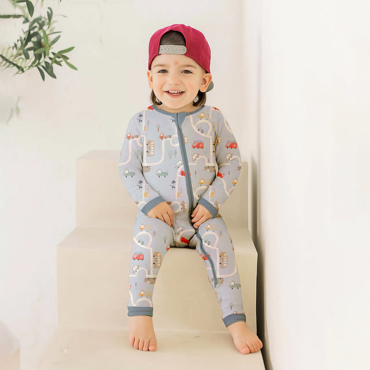 Gerippte Babykleidung mit individuellem Foto - Weich &amp; Skizzenhaft