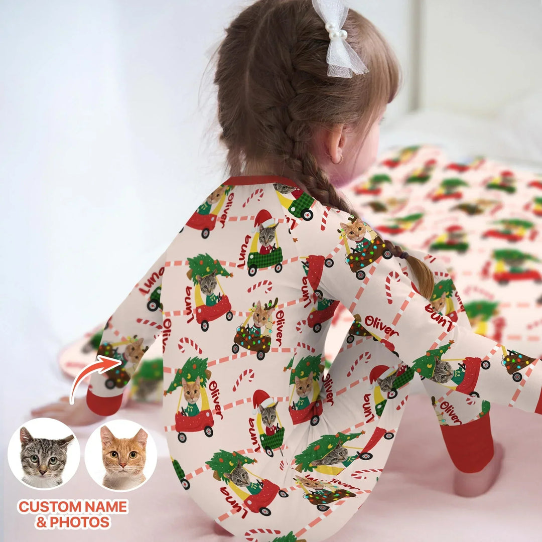 Gerippte Babykleidung mit individuellem Foto - Weich &amp; Skizzenhaft