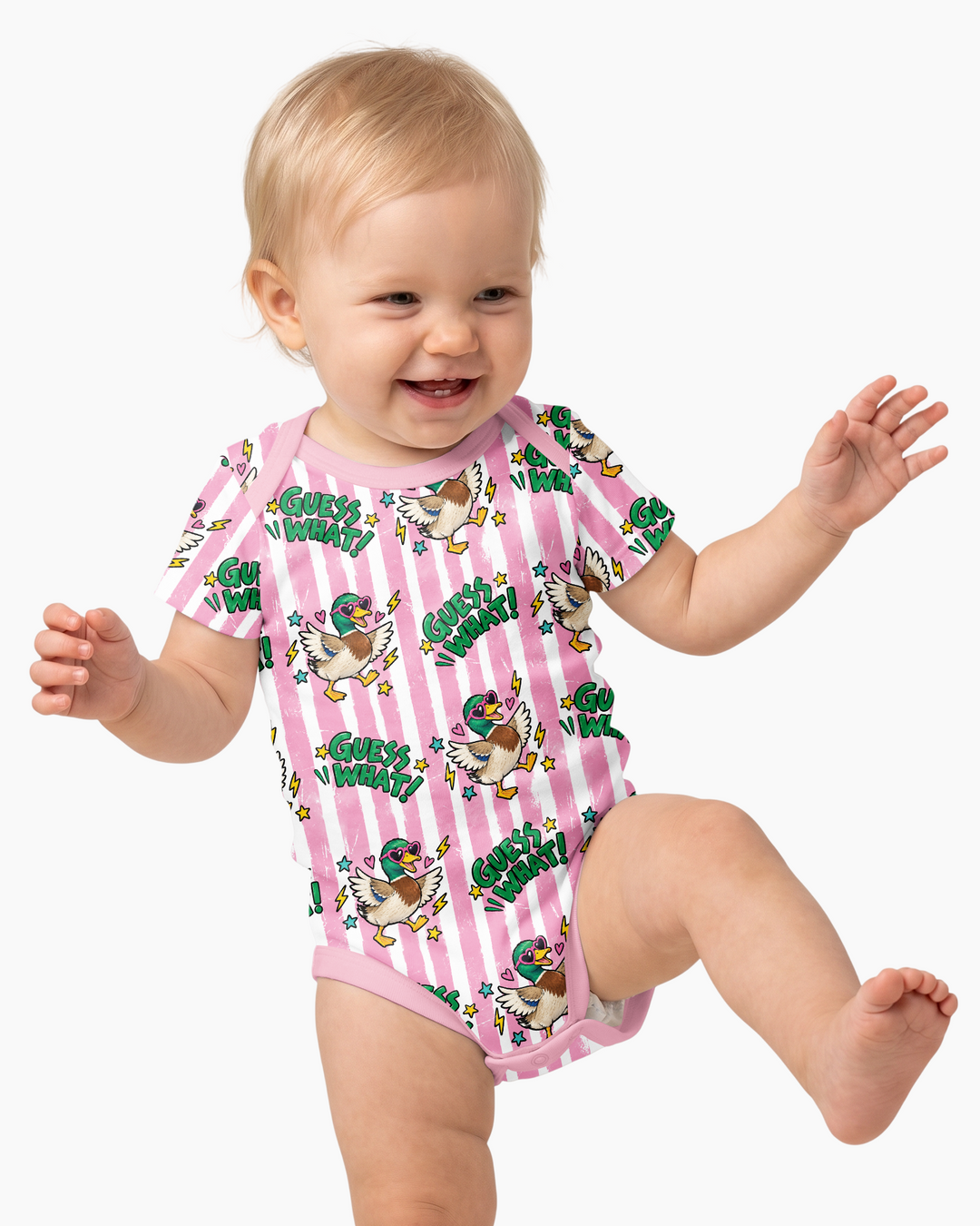 Guess What Mallard Butt Bamboo Bodysuit
