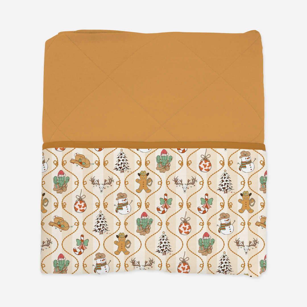 Howdy Christmas Toddler Blanket
