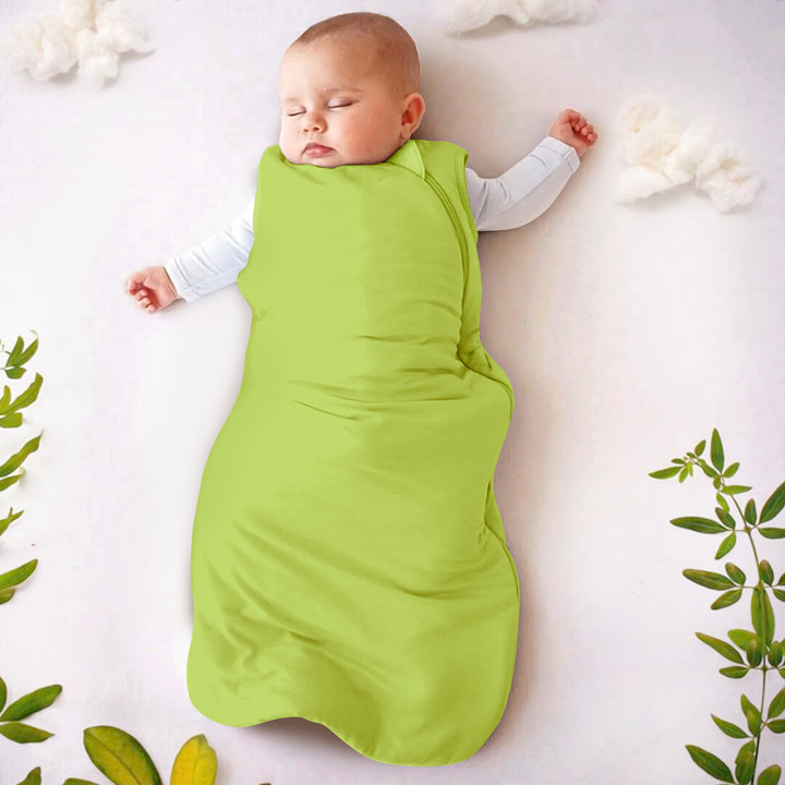 Lime Green Baby Sleep Bag Bambus - lebendig & luftig