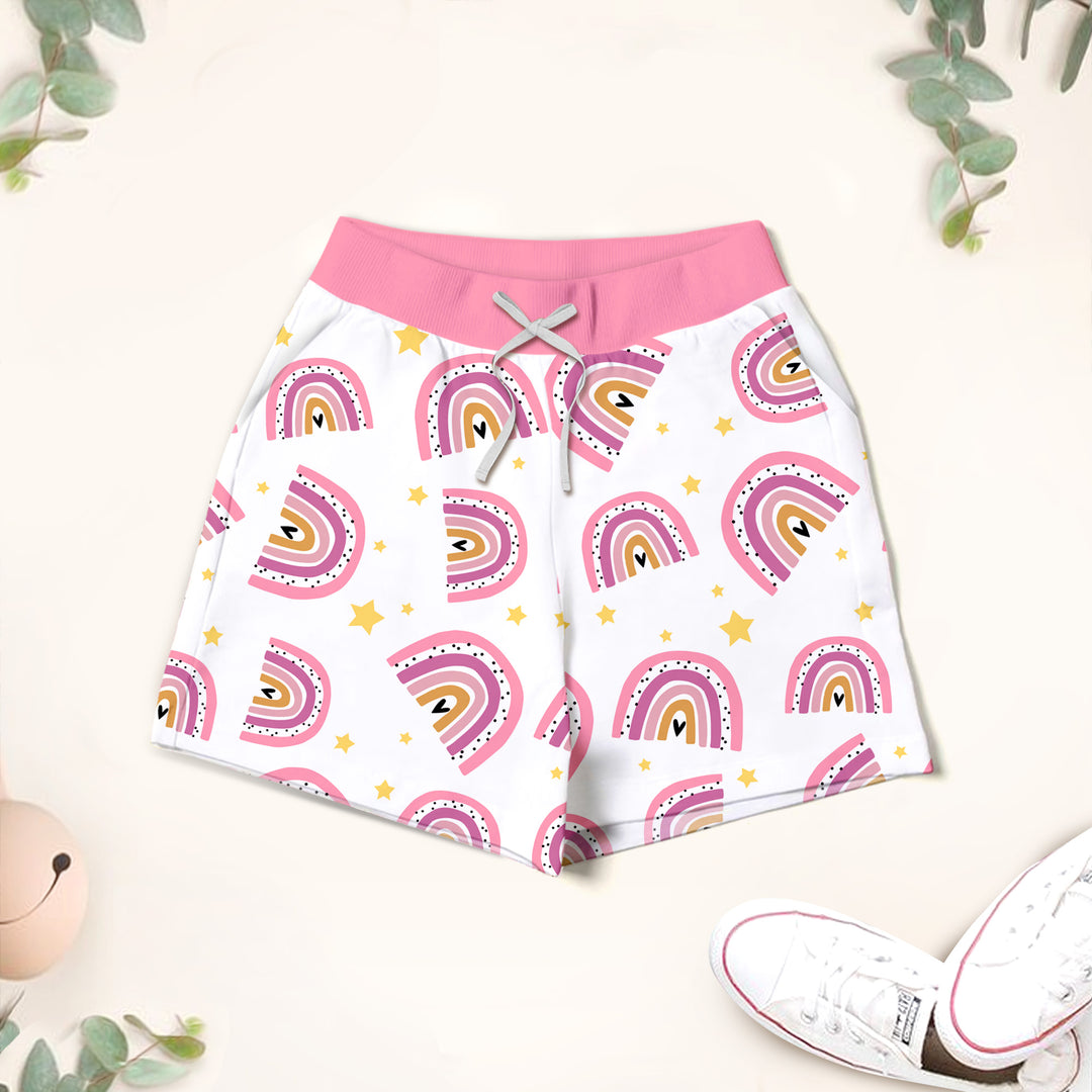 Pastel Rainbows Bamboo Outfit for Kids – Fun and Playful