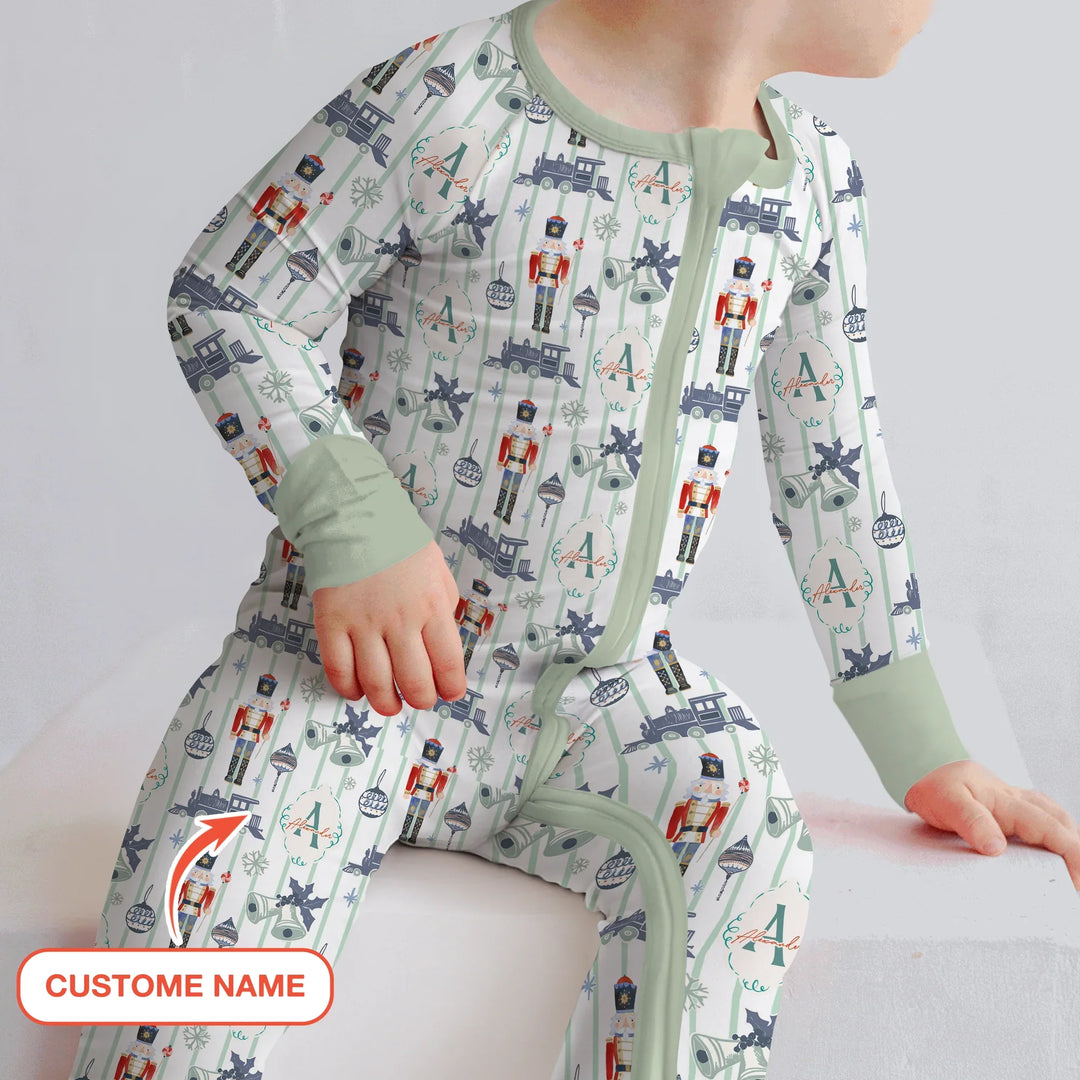 Custom Nutcracker Medium Blue Convertible Zippy , Custom Nutcracker Medium Blue Convertible Zippy - 0-3M