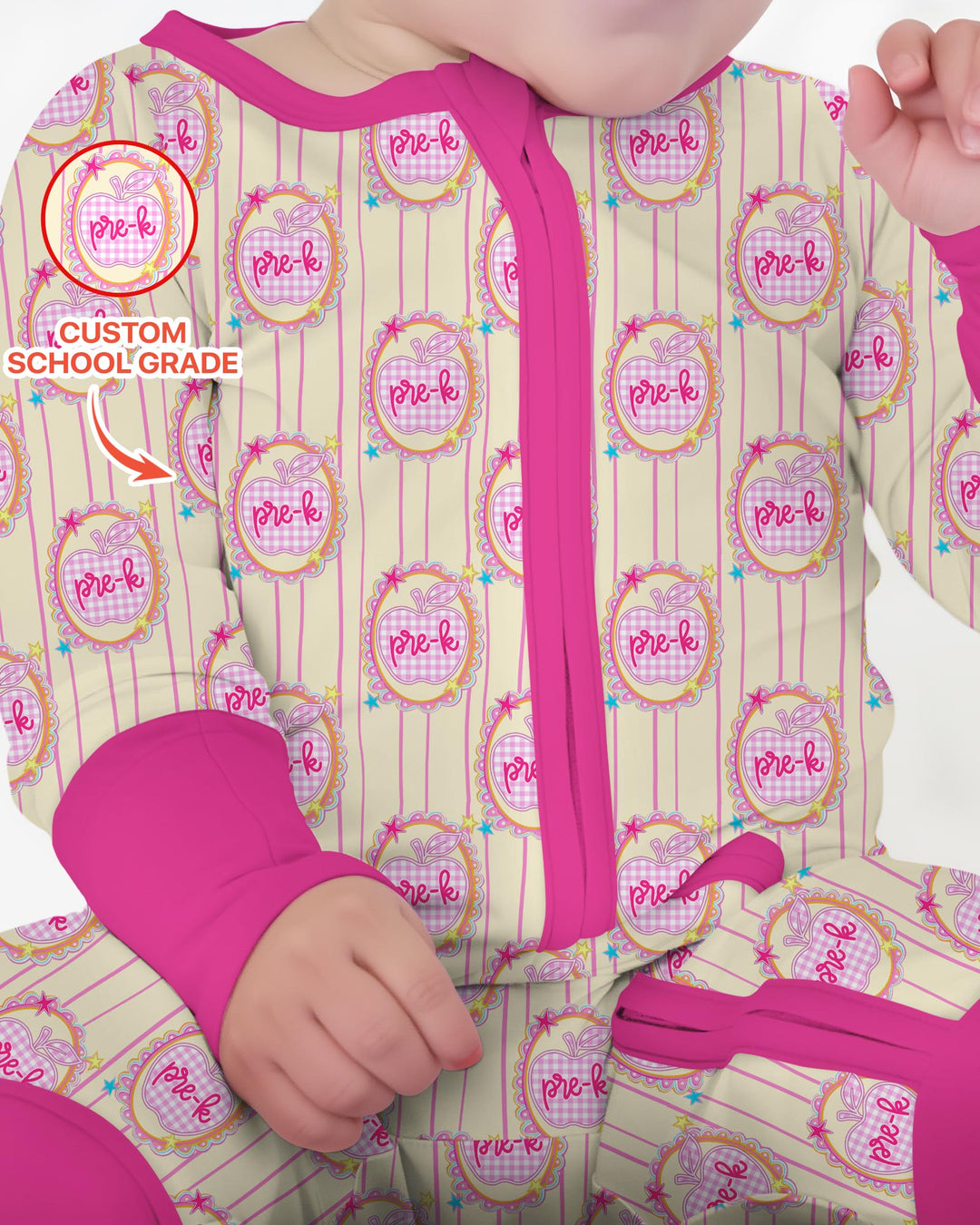Gerippte Babykleidung mit individuellem Foto - Weich &amp; Skizzenhaft