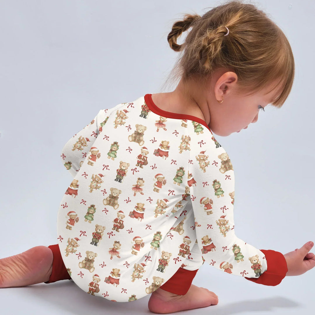 Christmas Teddy Bears Convertible Zippy