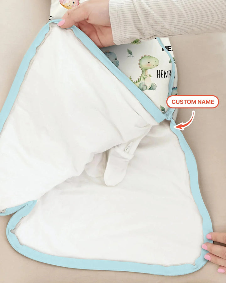 Dinosaur Custom Name Sleep Bag